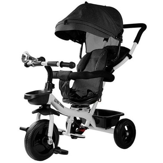 Dětská tříkolka s otočným sedadlem PRO300 černá
