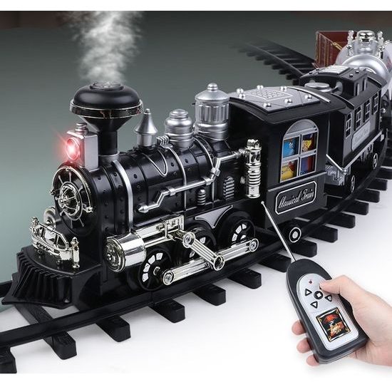 Vláčkodráha na baterie s kouřovými efekty a dálkovým ovládáním Classical Train