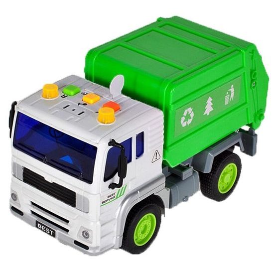 Popelářské auto se světly a zvuky City Service 1:20