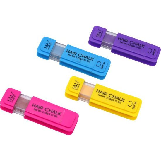 Křídy na barvení vlasů 4ks