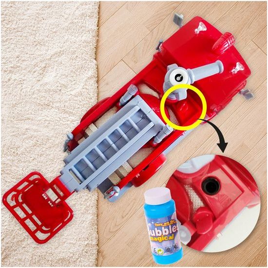 Majlo Toys hasičské auto s bublifukom a melódiami Bubble Pumper