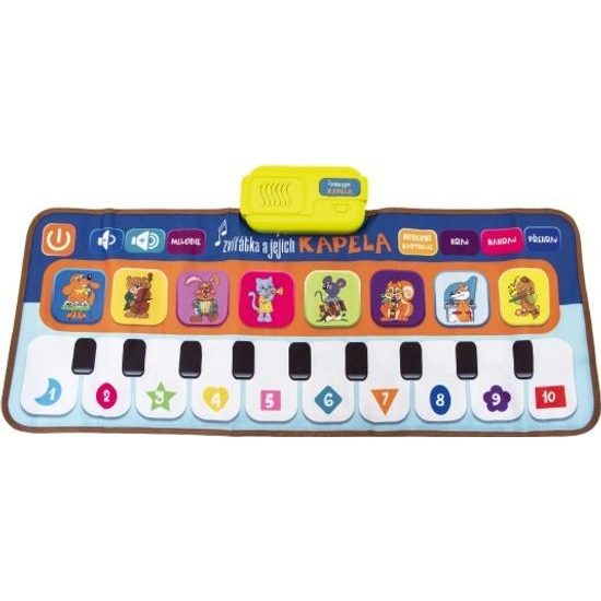 Elektronická hrací podložka pianko Zvířátka