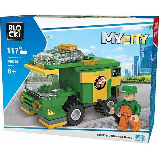 Blocki MyCity stavebnice zametací vůz 117 dílků