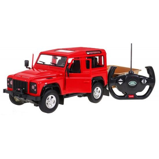 Rastar auto na dálkové ovládání Land Rover Defender 1:14 červené