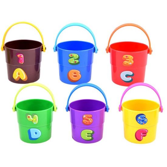 Sada dětských kyblíčků se zvířátky Zoo Buckets