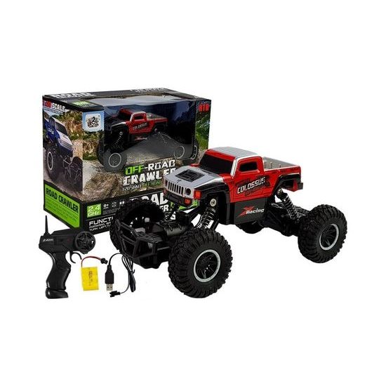 Auto na dálkové ovládání Monster Truck červené 1:20