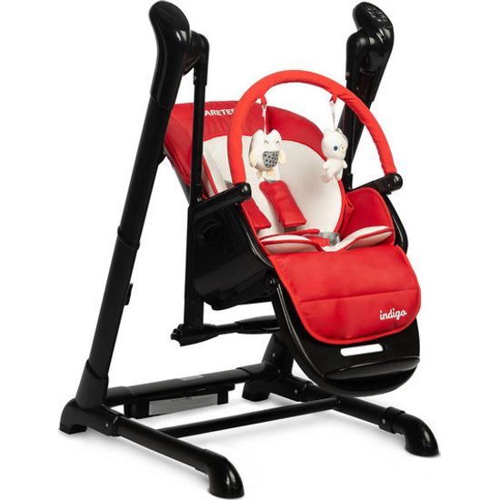 Kojenecké houpací křeslo Indigo black wine