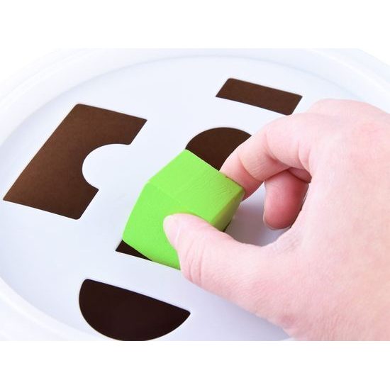 Sada dřevěných kostek se zvířátky 100 ks v kyblíku Farm Animal