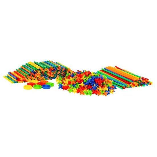 Kreativní stavebnice ze slámek Straws Blocks 800 dílků