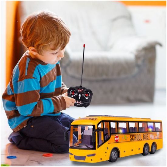 Autobus na dálkové ovládání School Bus 1:30