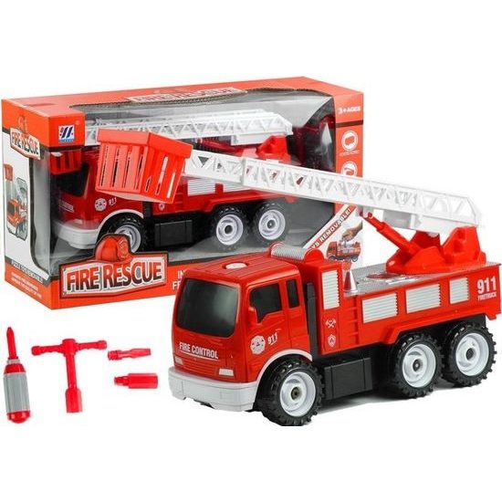 Hasičské auto s nářadím k demontáži