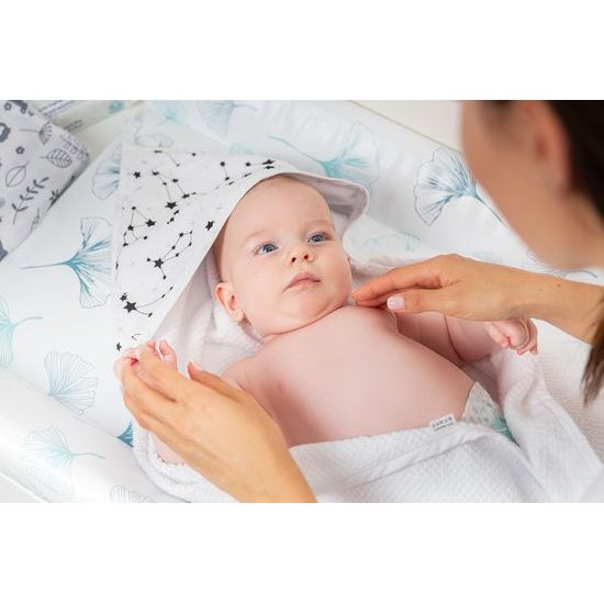 Dětská osuška Sensillo KREPA 100 X 100 cm Bílá