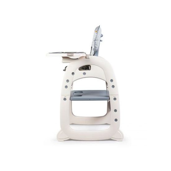 ROZBALENO Ecotoys jídelní židlička 2v1 Myška šedá