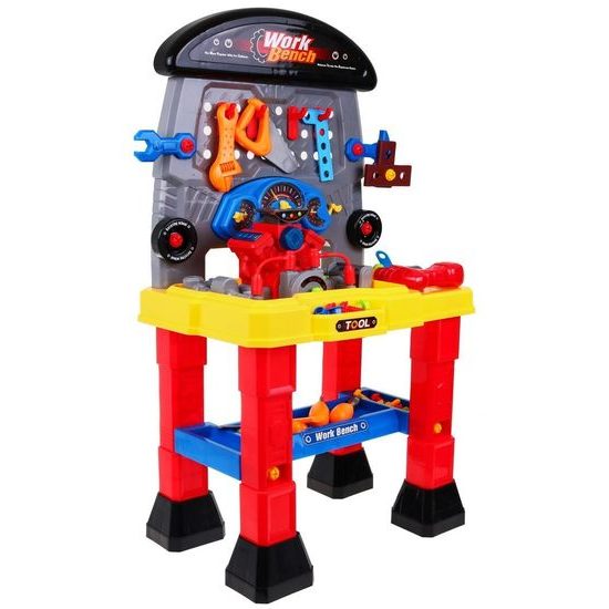 Dětská pracovní dílna s vrtačkou a motorem na baterie Work Bench