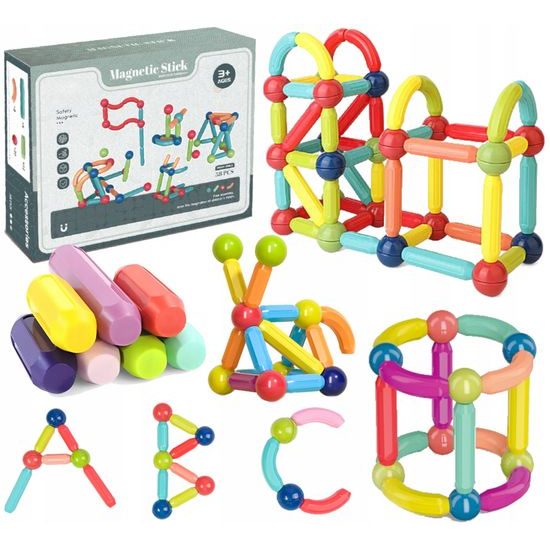 Doris magnetická stavebnice Magnet Sticks 58 dílků