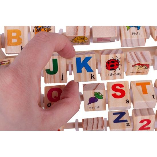 Oboustranná kreslící tabule s počítadlem Alfabet