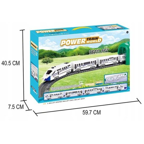 Doris XXL vláčkodráha na baterie Power Train 900 cm