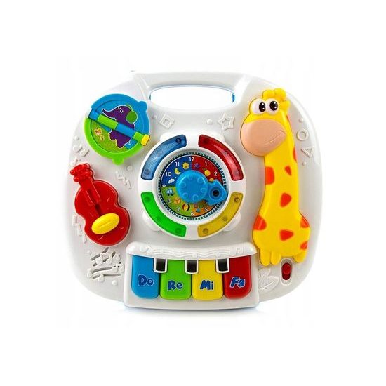 Doris edukační stoleček s piankem a zvuky 2v1