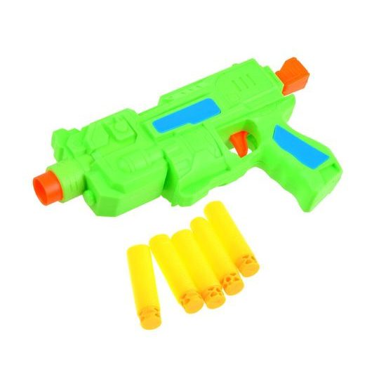 Nerf bojová vesta s pistolí a náboji - modrá
