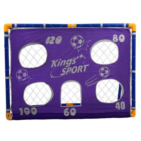 Fotbalová branka s míčem a příslušenstvím Kings Sport 135x100 cm