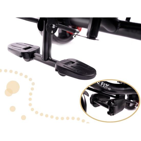 Dětská tříkolka Fix Lite s otočným sedadlem 3v1 modrá