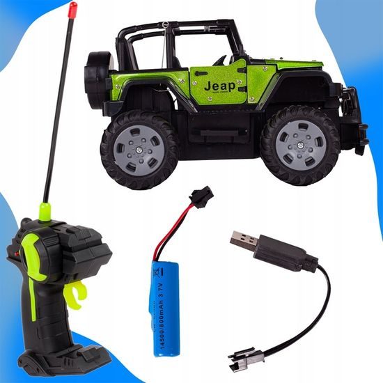 Terénní kovové auto na dálkové ovládání Metal Climber 1:20