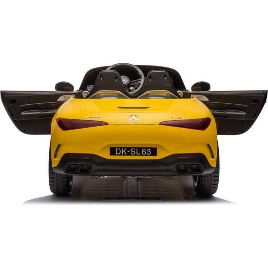 Elektrické autíčko Mercedes AMG SL63 žluté