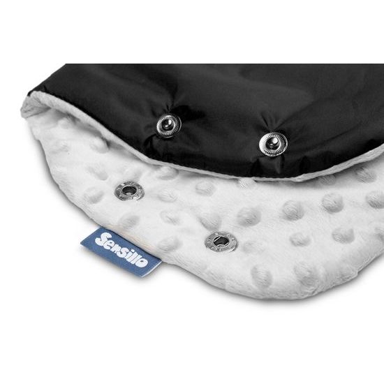 Rukávník na kočárek z Minky Sensillo 40x45 black