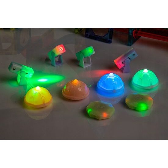 Doris magnetická svítící stavebnice se skluzavkou Light Magnetic 202 dílů