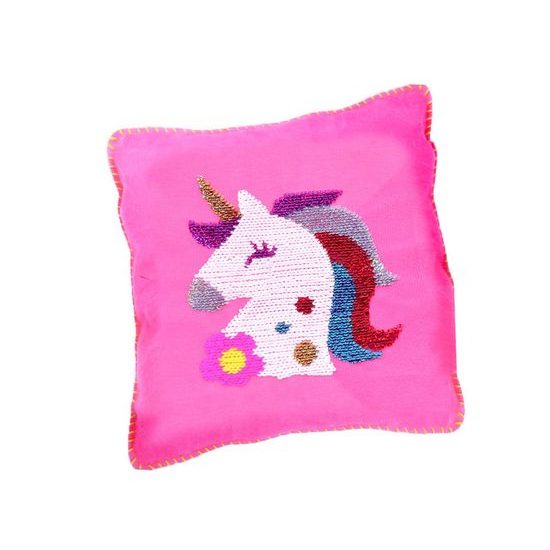 Sada na výrobu polštáře s jednorožcem Sequin Pillow