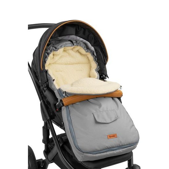 Sensillo Vlněný zimní fusak světle šedý