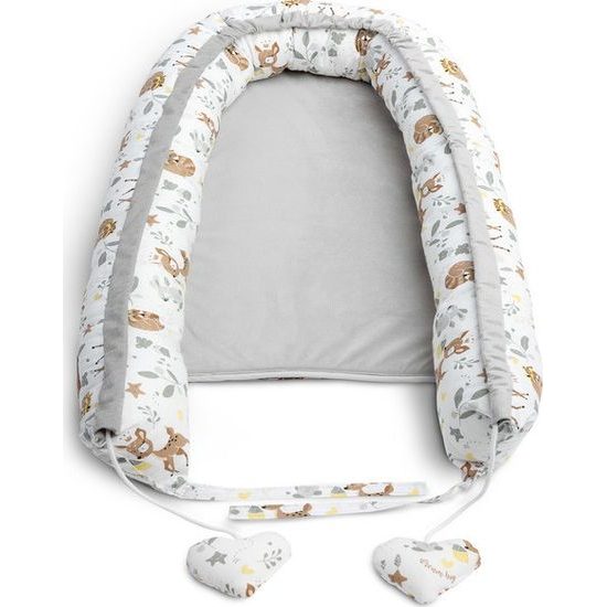 Sensillo Dětské hnízdečko Velvet bílé lesní příhoda