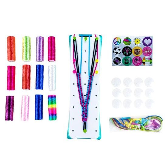 Kreativní sada na výrobu provázkových náramků Braiding Bracelets