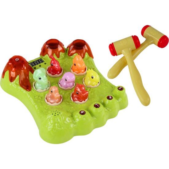 Hra Ulov dinosaura pomocí kladívka se zvuky