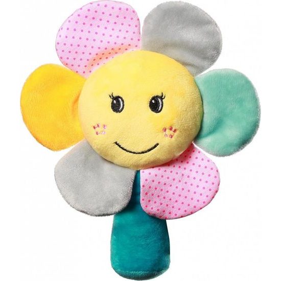 BabyOno Plyšová hračka s chrastítkem Rainbow Flower
