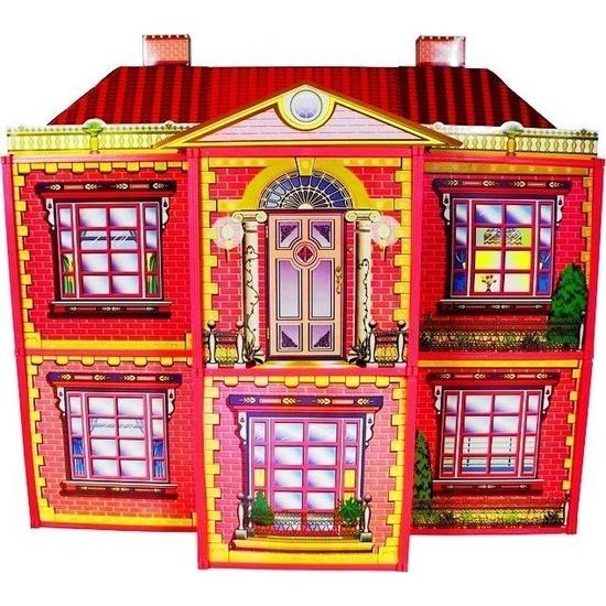 Velký domeček pro panenky s nábytkem