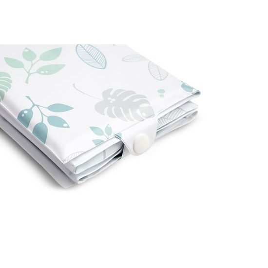 Cestovní přebalovací podložka listy modrá