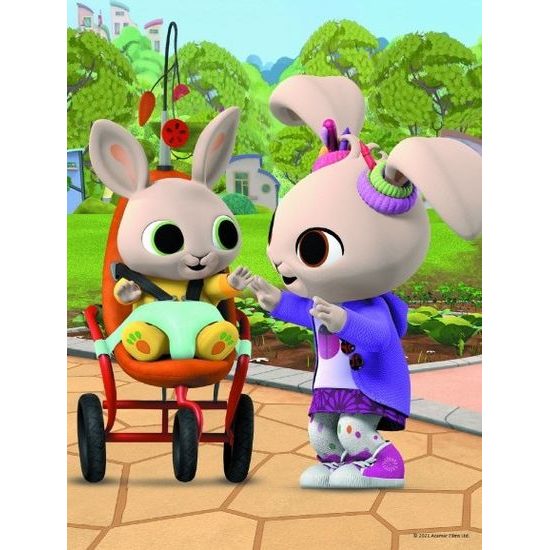 Minipuzzle mini - Maxi 20 dílků Bingovi přátelé/Králíček Bing - mix 4 druhy