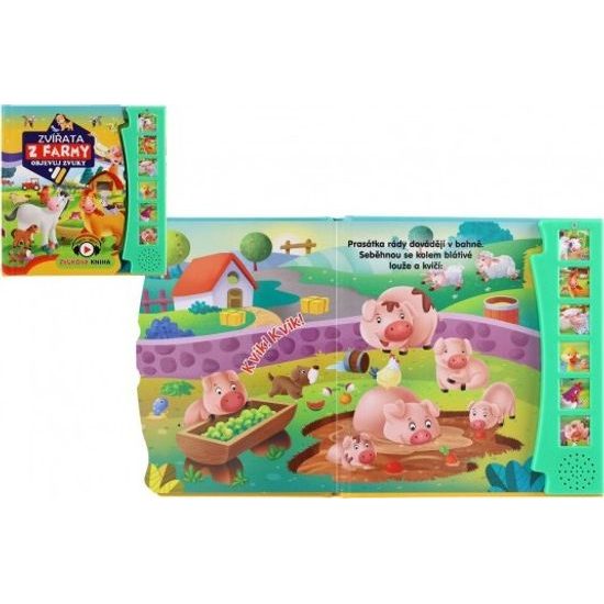 Zvuková knížka Zvířátka na farmě