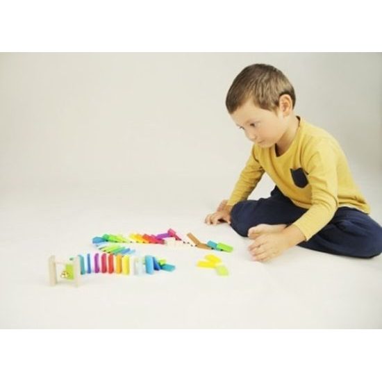 Dominová dráha se zvonečkem 95ks