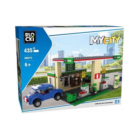 Blocki MyCity stavebnice benzínová pumpa 435 dílků