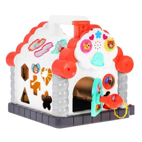 Huile Toys multifunkční vkládačka pro nejmenší se zvuky Domeček II