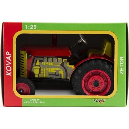 Traktor Zetor - červený na klíček