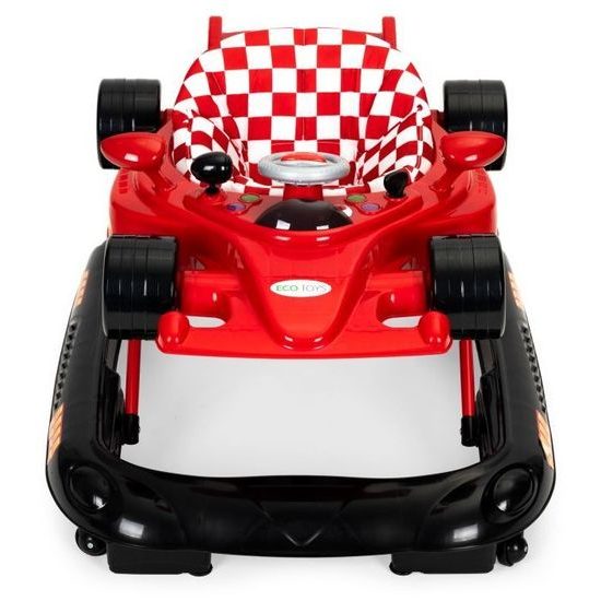Ecotoys dětské vzdělávací chodítko Formule - červené