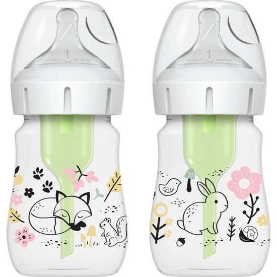 Kojenecká široká láhev options plus 150 ml 2ks