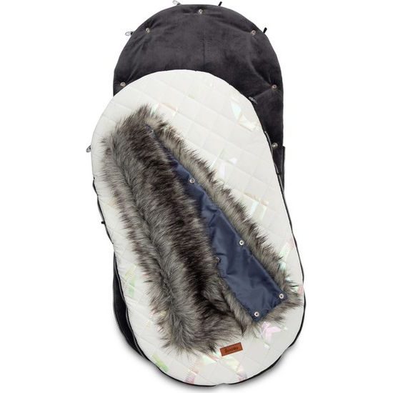 Zimní fusak do kočárku Climber vanilkový