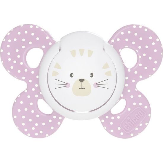 Chicco Physio silikon Comfort růžová Girl 1 ks