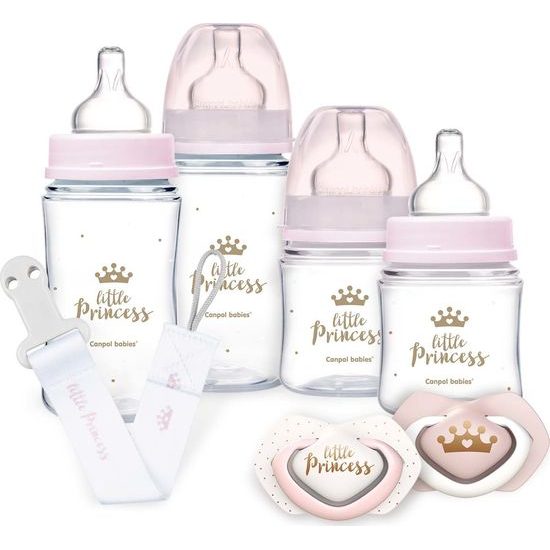 Canpol Babies Canpol Babies Novorozenecká sada Royal Baby - Little Princess, růžová