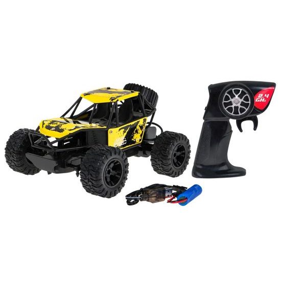Autíčko na dálkové ovládání Sand King Crawler žluté