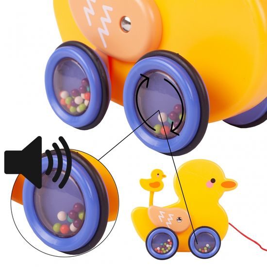Kačenka se šnůrkou pro děti Duck Toodle